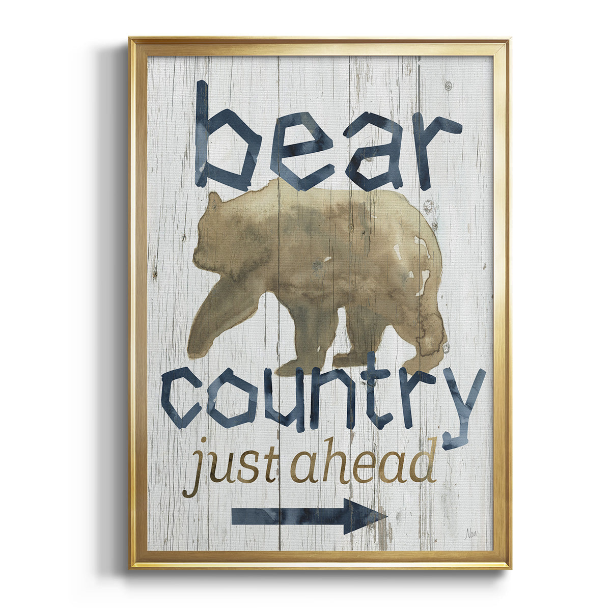 Bear Country Premium Framed Print - Ready to Hang