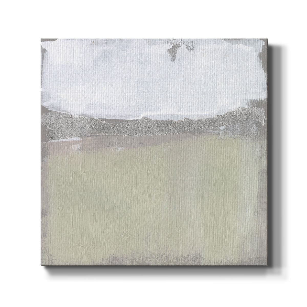 Silver Ribbon Horizon I-Premium Gallery Wrapped Canvas - Ready to Hang