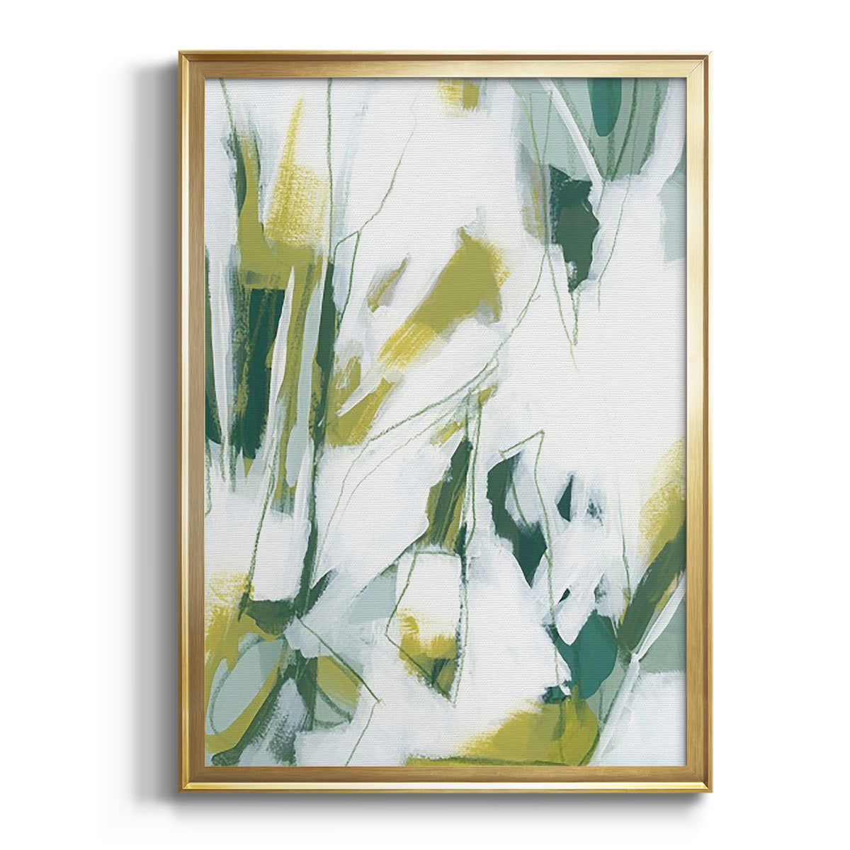 Sepia Botanical Journal I - Modern Framed Canvas Print