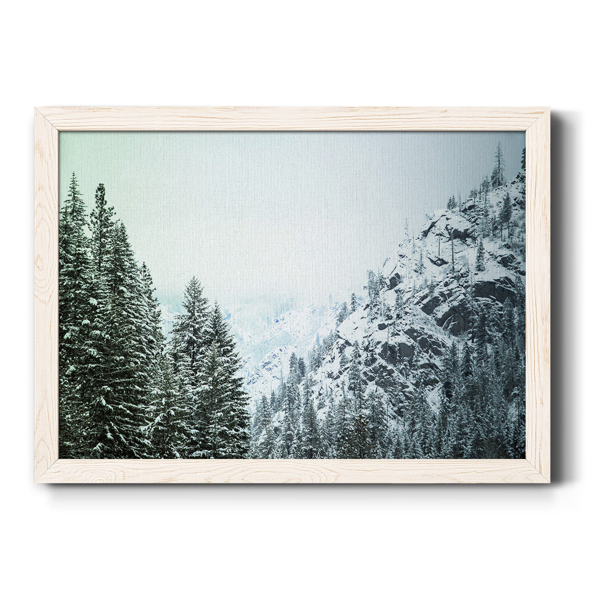 Snowfall in Cascadia II V1-Premium Framed Canvas - Ready to Hang
