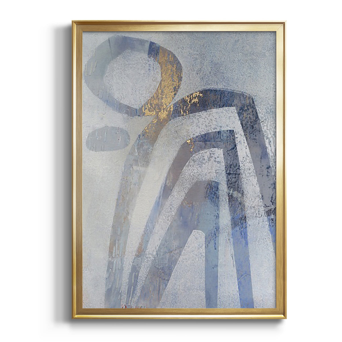 Soft Half Shell I - Modern Framed Canvas Print