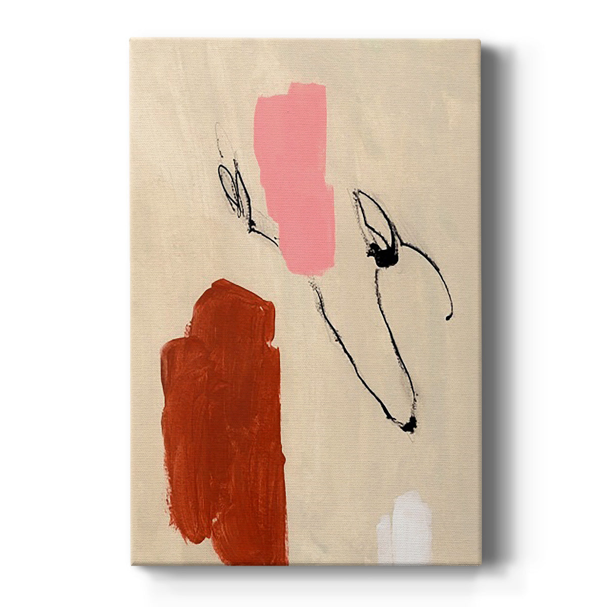 Terra Rosa Abstract I - Canvas Art Print