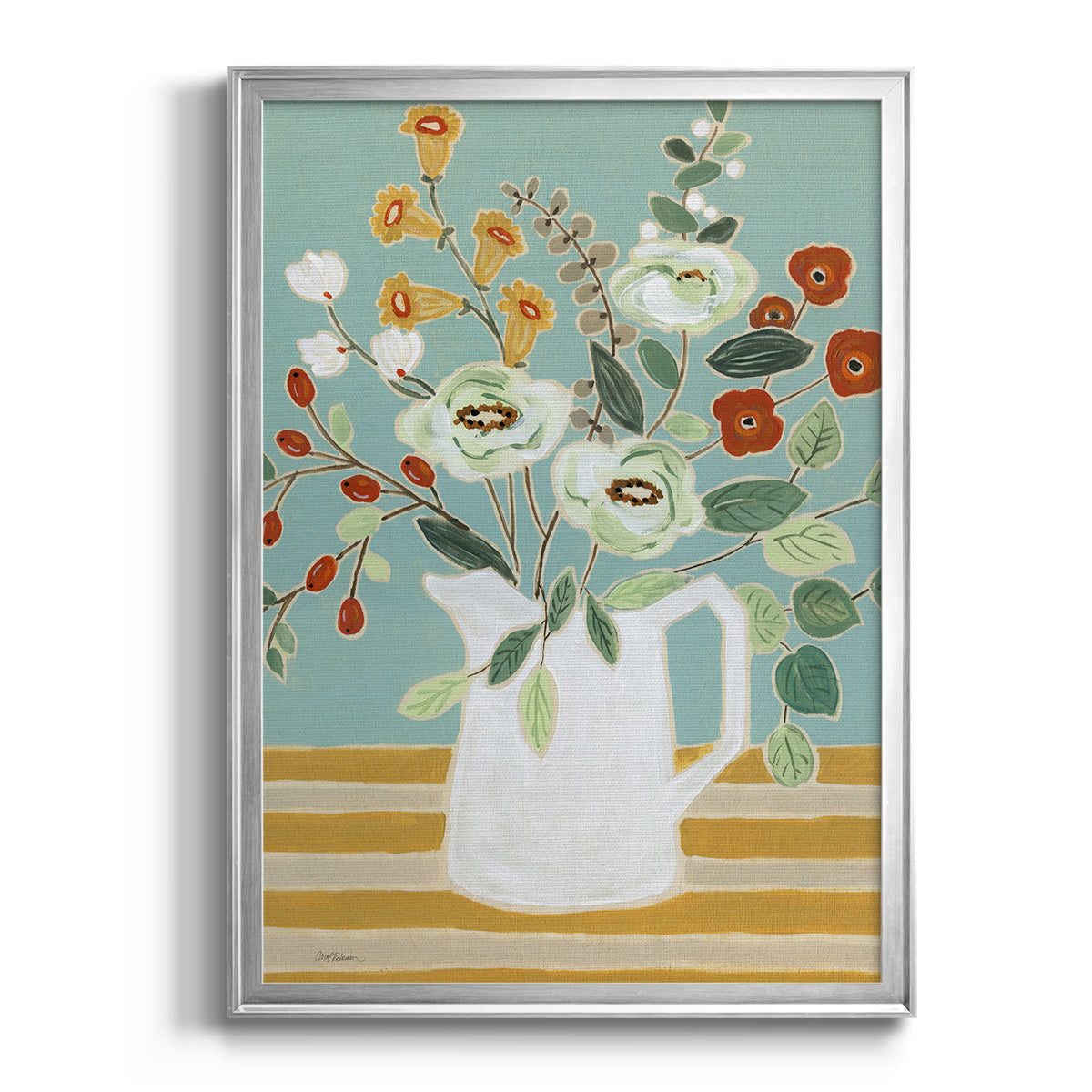 Joyful Blossoms II Premium Framed Print - Ready to Hang
