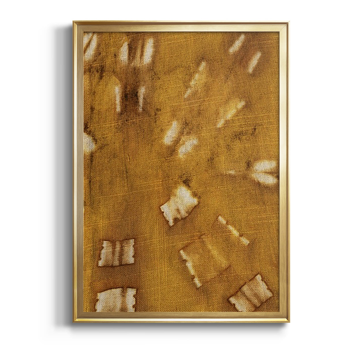 Sepia Botanical Journal I - Modern Framed Canvas Print
