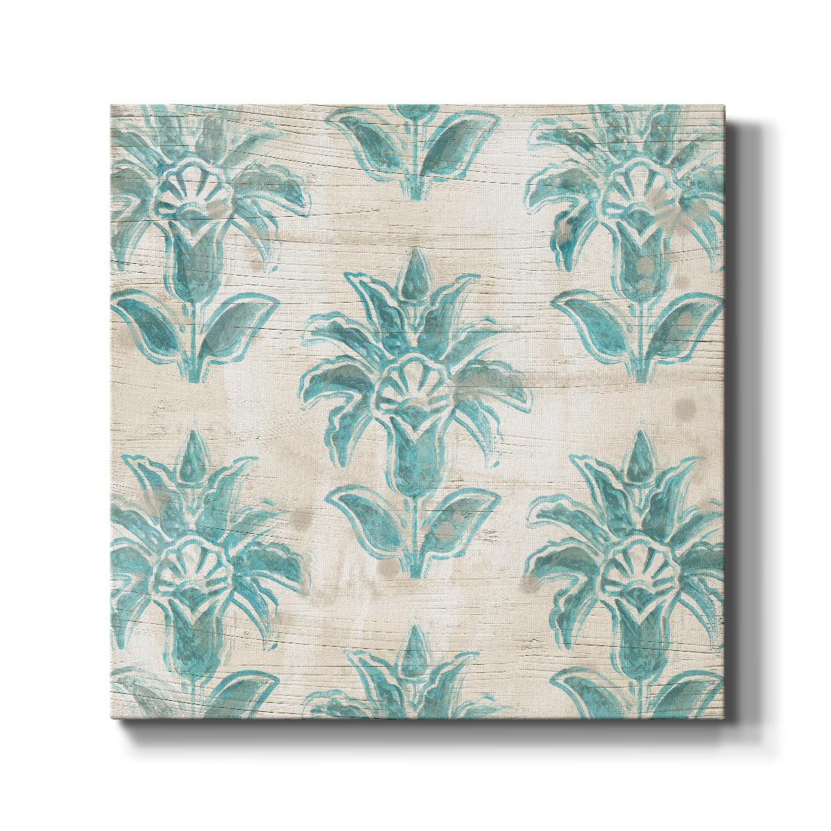 Serene Cerulean V - Canvas Art Print