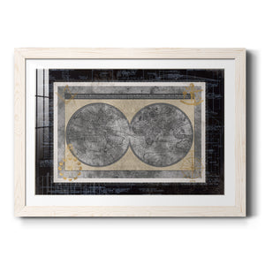 Night World Blueprint-Premium Framed Print - Ready to Hang