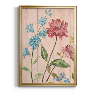 Wildflower Flutter I Premium Framed Print - Ready to Hang