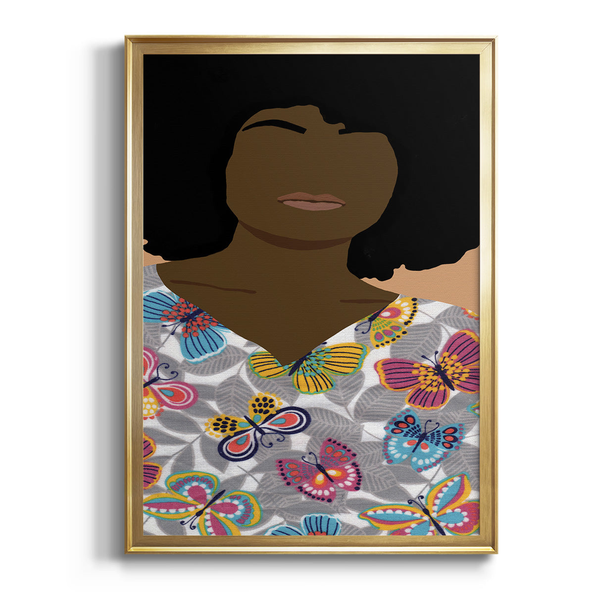 Sepia Botanical Journal I - Modern Framed Canvas Print