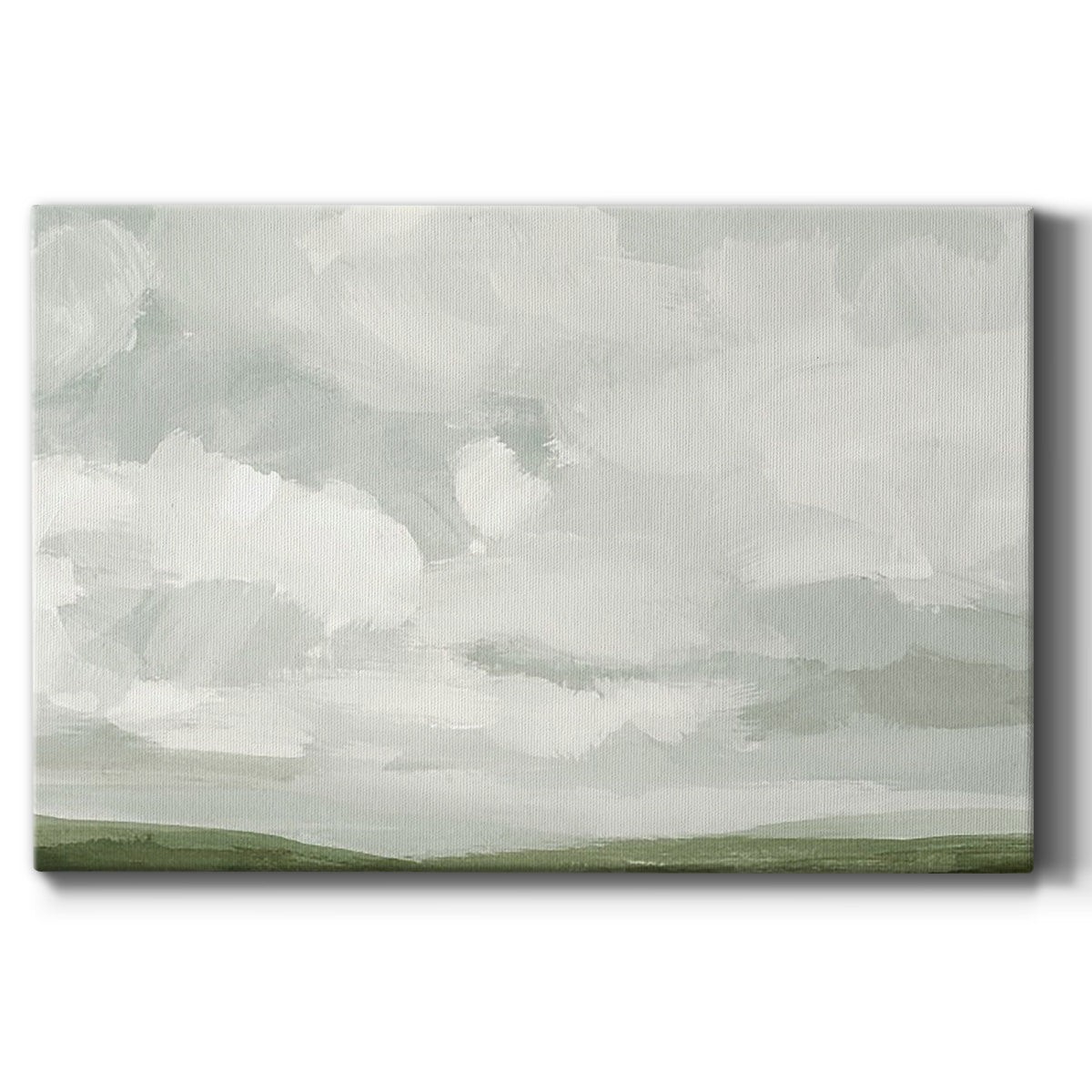 Gray Stone Sky IV Premium Gallery Wrapped Canvas - Ready to Hang