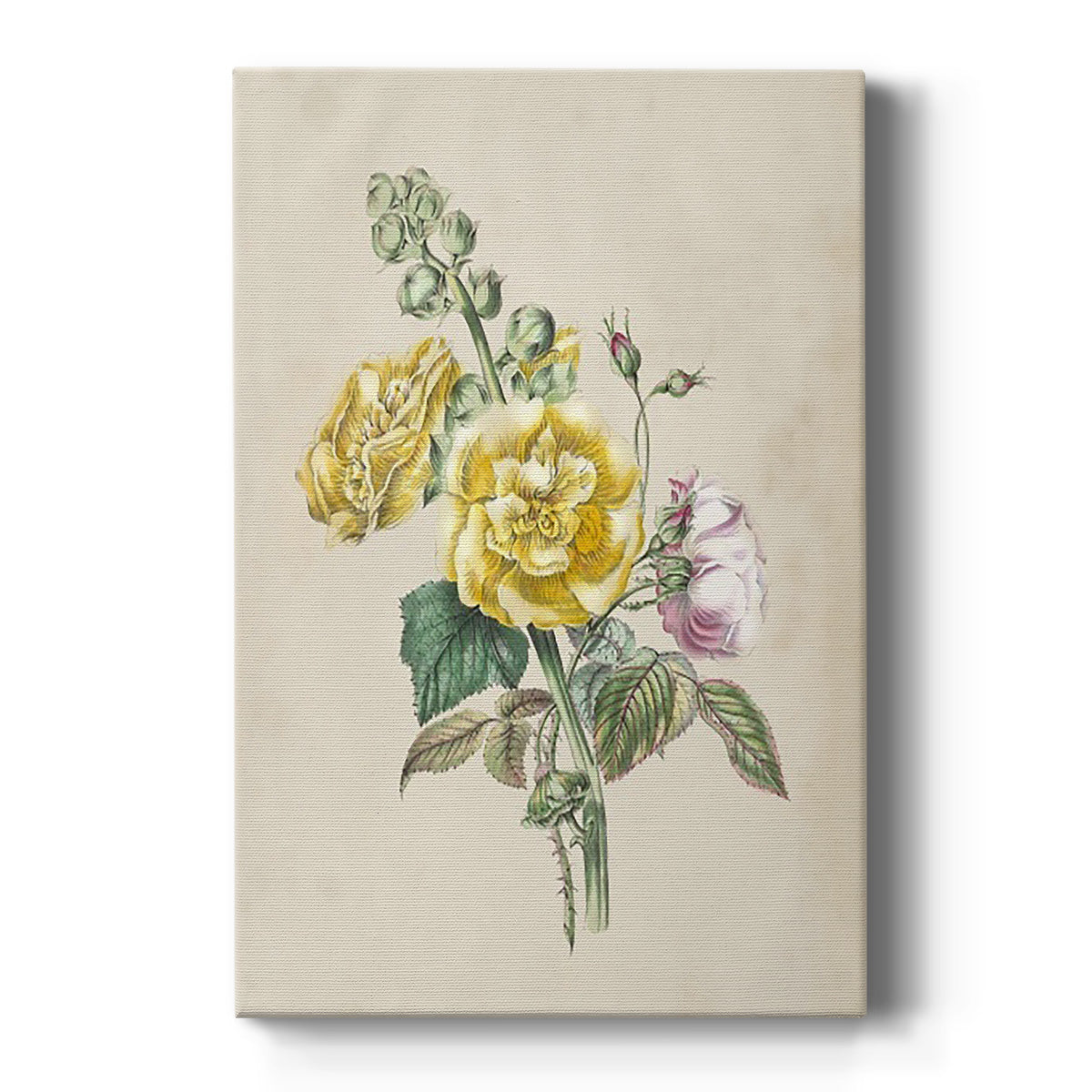 Antique Garden Bouquet II - Canvas Art Print