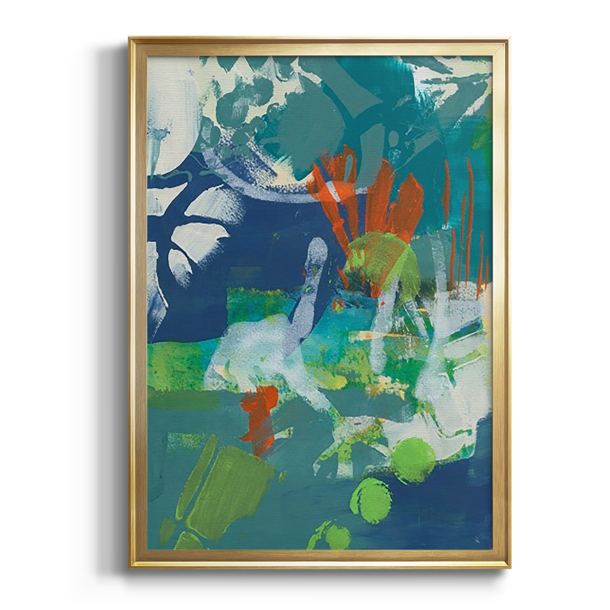 Sepia Botanical Journal I - Modern Framed Canvas Print