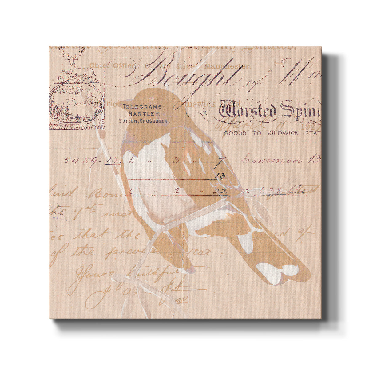 Antique Pages I - Canvas Art Print