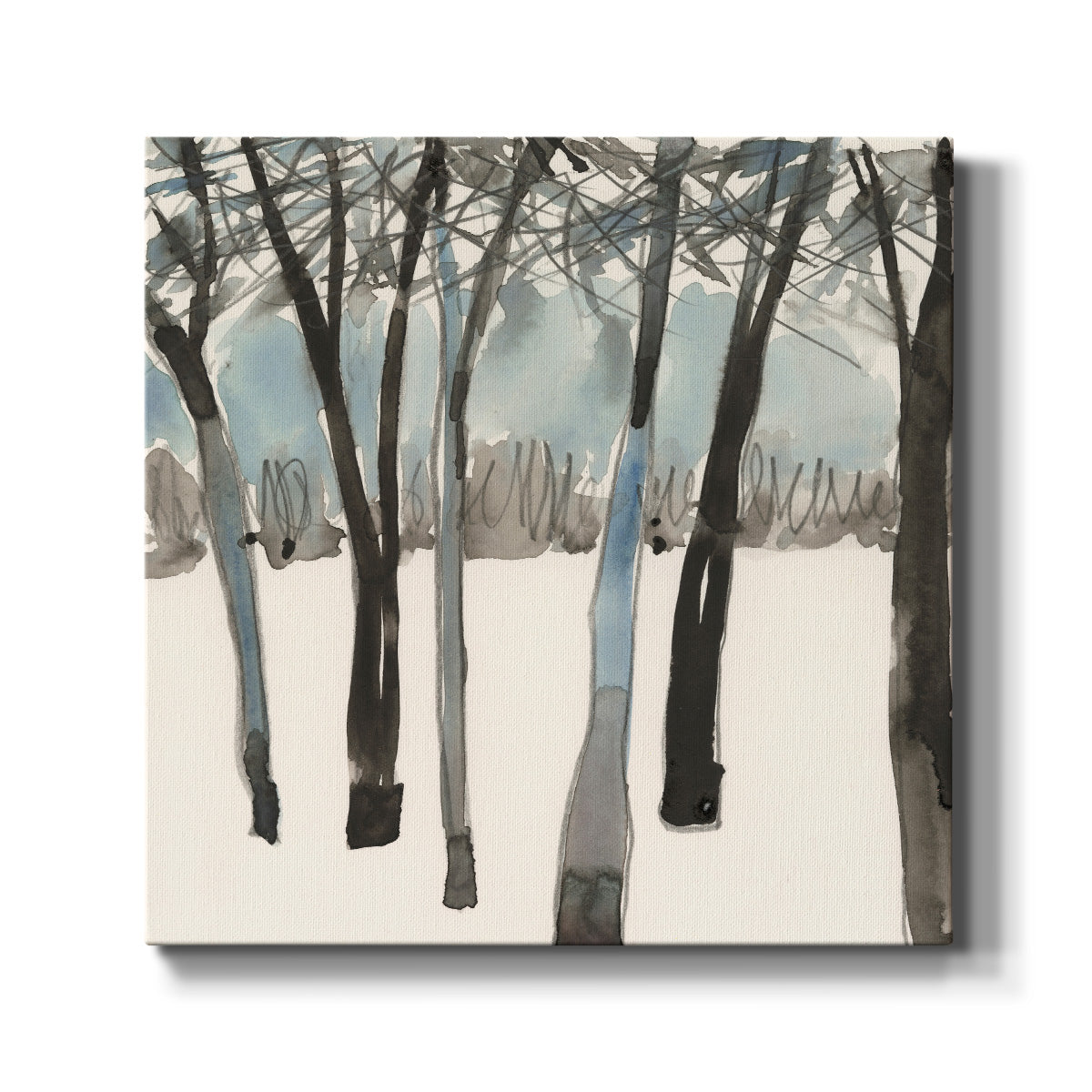 Winter Treeline II-Premium Gallery Wrapped Canvas - Ready to Hang