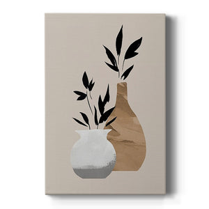 Simple Bud Vases I Premium Gallery Wrapped Canvas - Ready to Hang