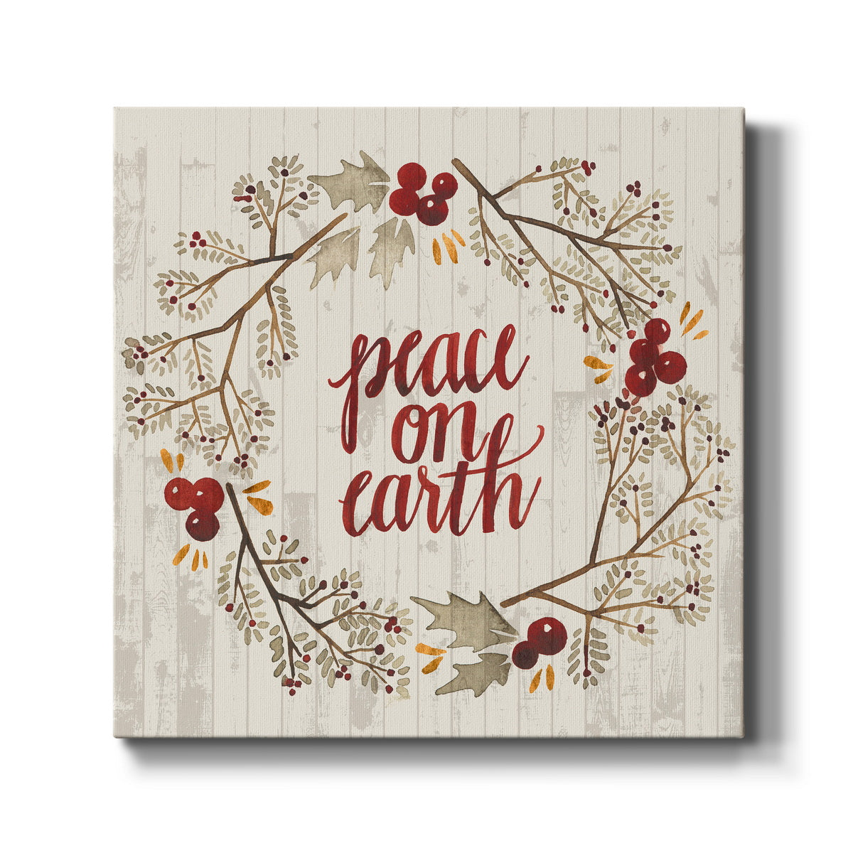 Rustic Christmas V - Canvas Art Print