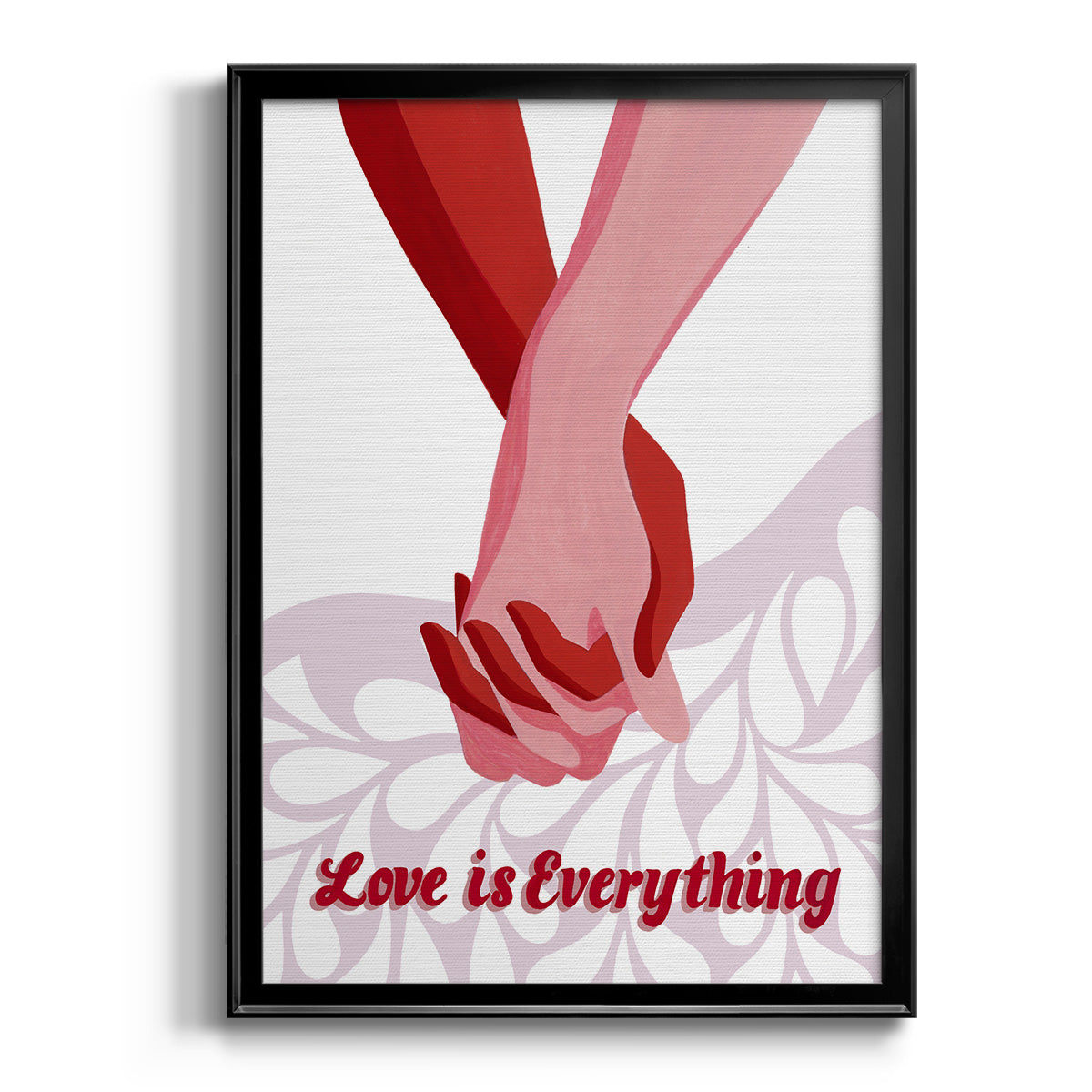 Groovy Love I Premium Framed Print - Ready to Hang