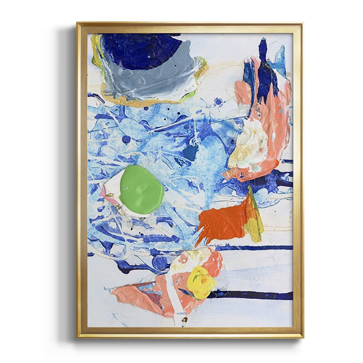 Sepia Botanical Journal I - Modern Framed Canvas Print