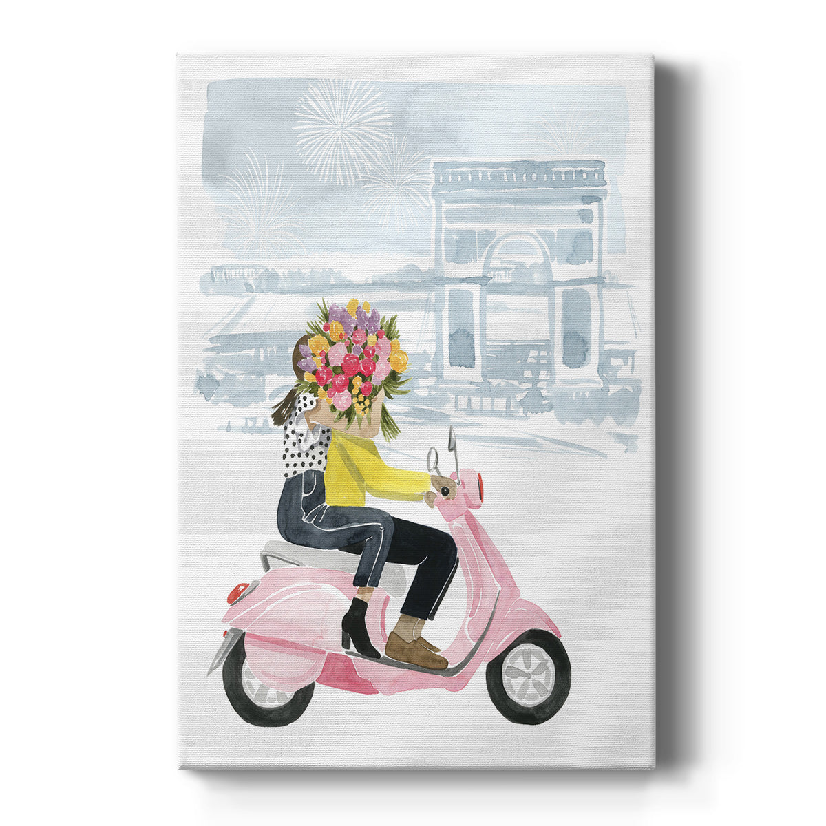 Paris in Love I - Canvas Art Print