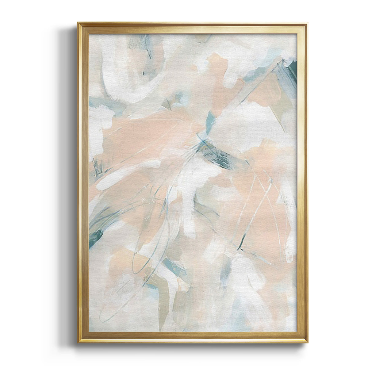 Sepia Botanical Journal I - Modern Framed Canvas Print