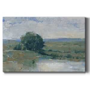 Riverbank Impression I Premium Gallery Wrapped Canvas - Ready to Hang