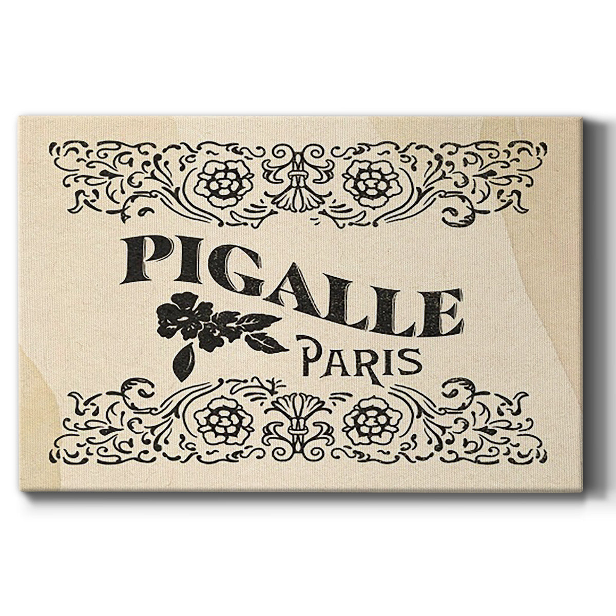 Antique French Label III Premium Gallery Wrapped Canvas - Ready to Hang