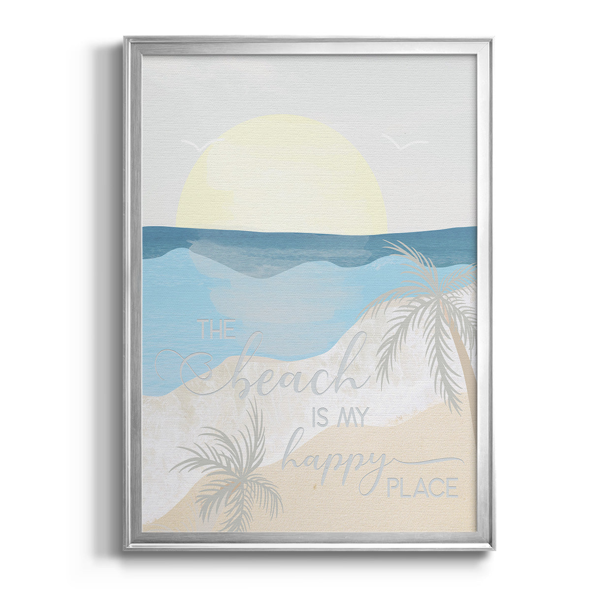 Happy Place Premium Framed Print - Ready to Hang