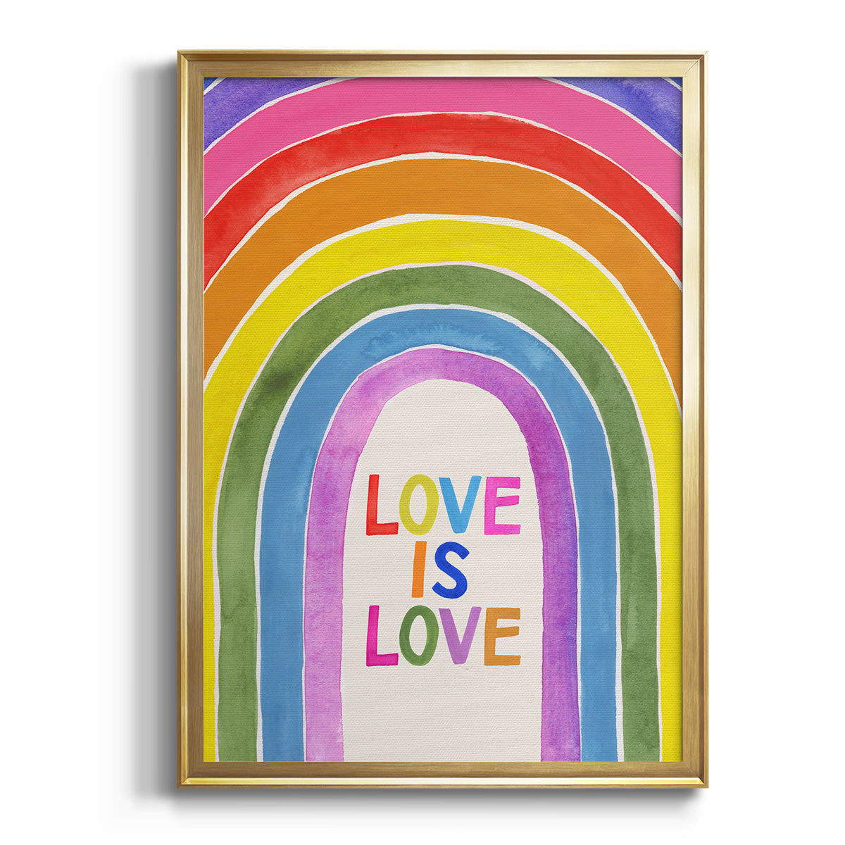 Soft Half Shell I - Modern Framed Canvas Print