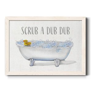 Scrub A Dub-Premium Framed Canvas - Ready to Hang