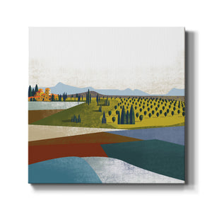 Illustrated Italian Landscape & Nature II-Premium Gallery Wrapped Canvas - Ready to Hang