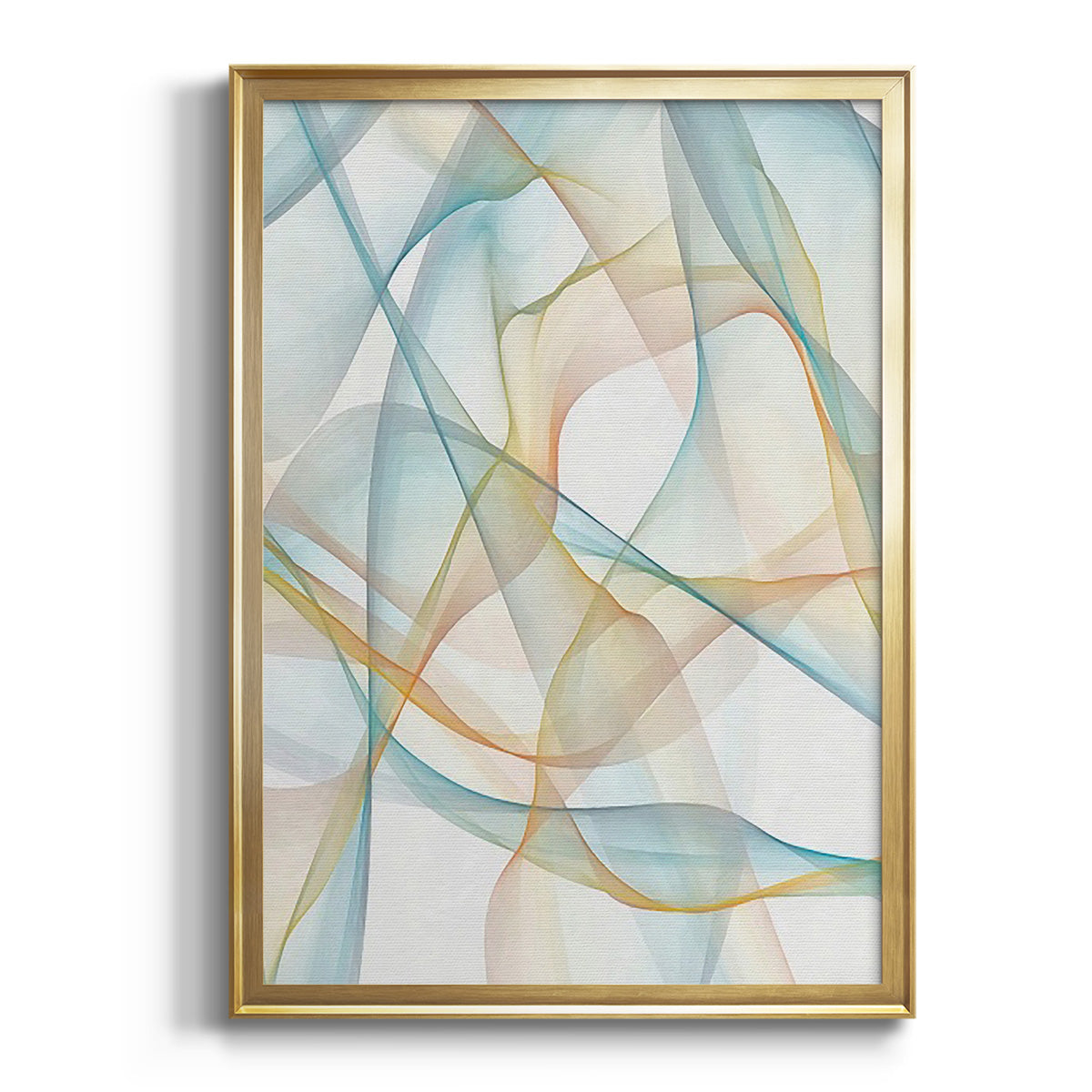 Soft Half Shell I - Modern Framed Canvas Print