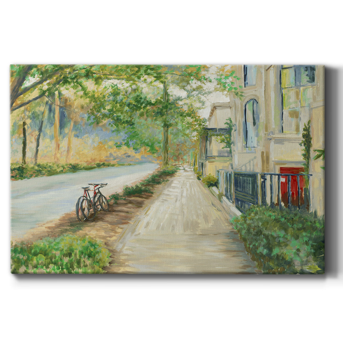 Sunny Side Of The Street Premium Gallery Wrapped Canvas - Ready to Hang