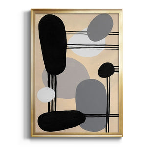 Interconnected Shapes I Premium Framed Print - Ready to Hang