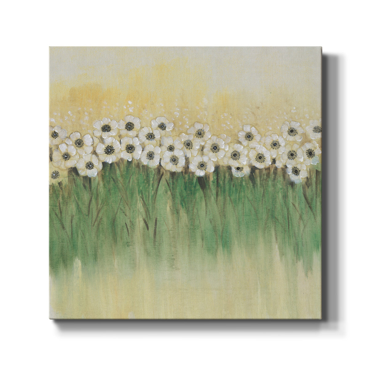 Rows of Flowers I-Premium Gallery Wrapped Canvas - Ready to Hang