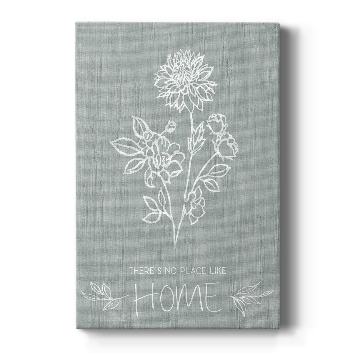 No Place Like Home Sketch - Canvas Art Print