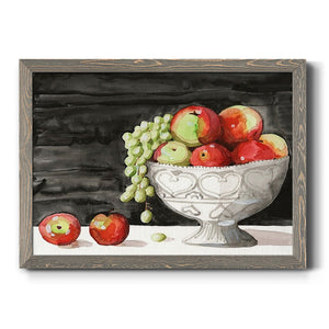 Watercolor Fruit Bowl I-Premium Framed Canvas - Ready to Hang