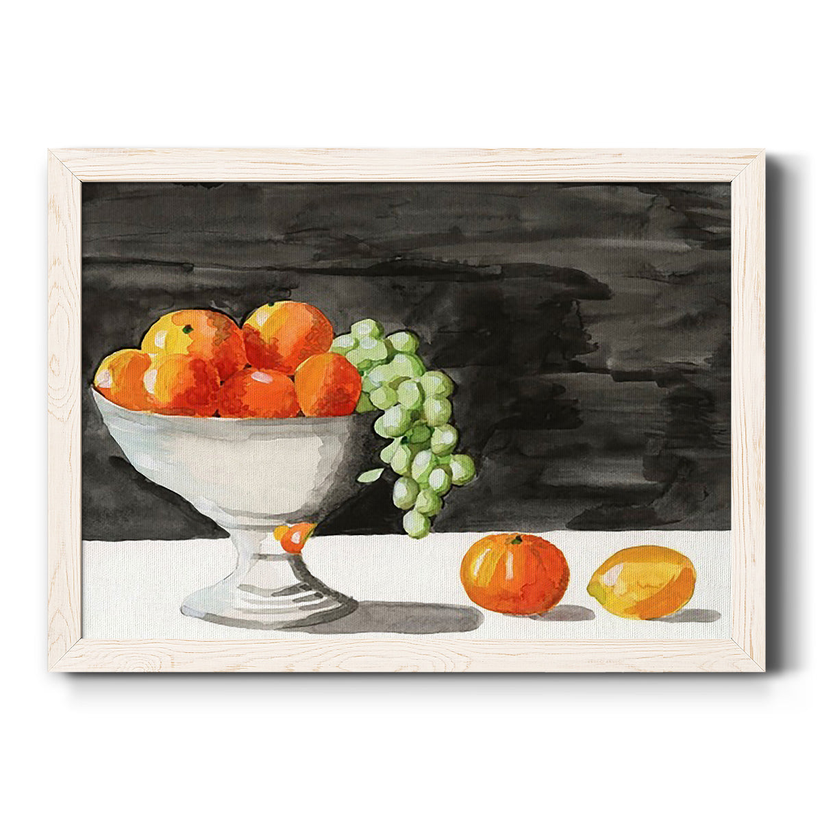 Watercolor Fruit Bowl II-Premium Framed Canvas - Ready to Hang