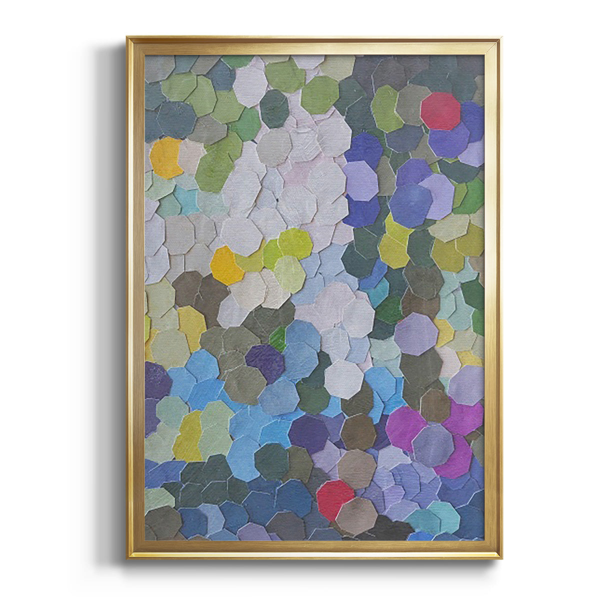 Soft Half Shell I - Modern Framed Canvas Print