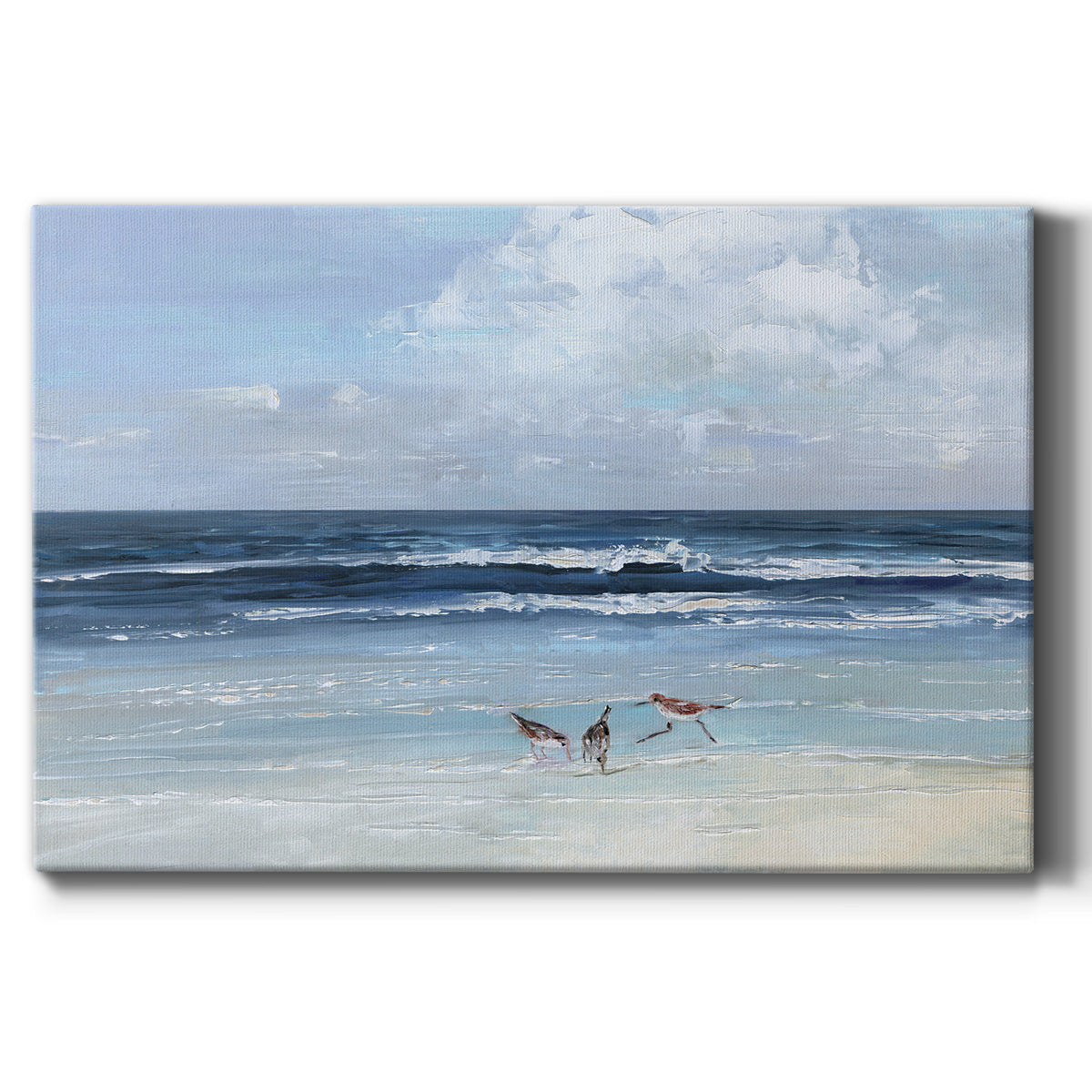 Beach Trio Premium Gallery Wrapped Canvas - Ready to Hang