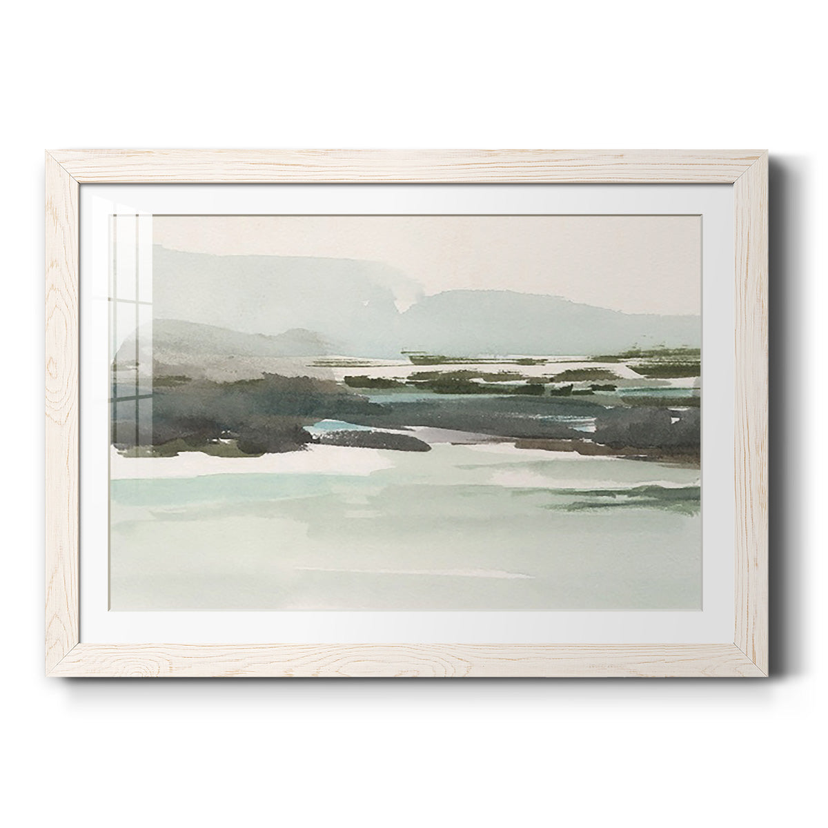 Turquoise Marsh I-Premium Framed Print - Ready to Hang