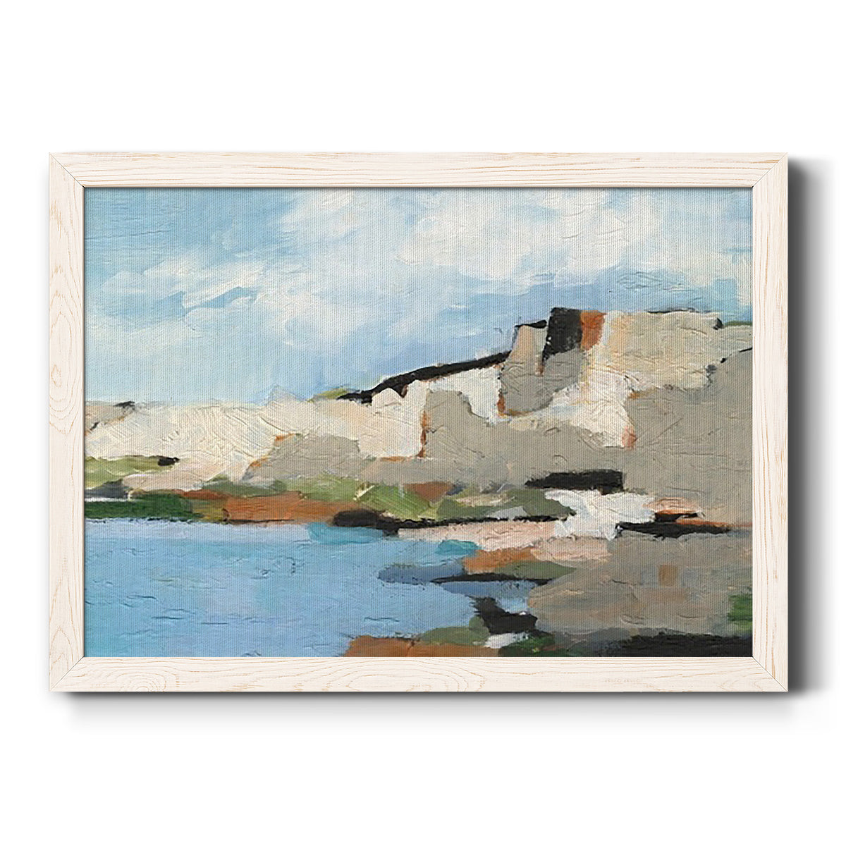 White Rock Cliffs II-Premium Framed Canvas - Ready to Hang