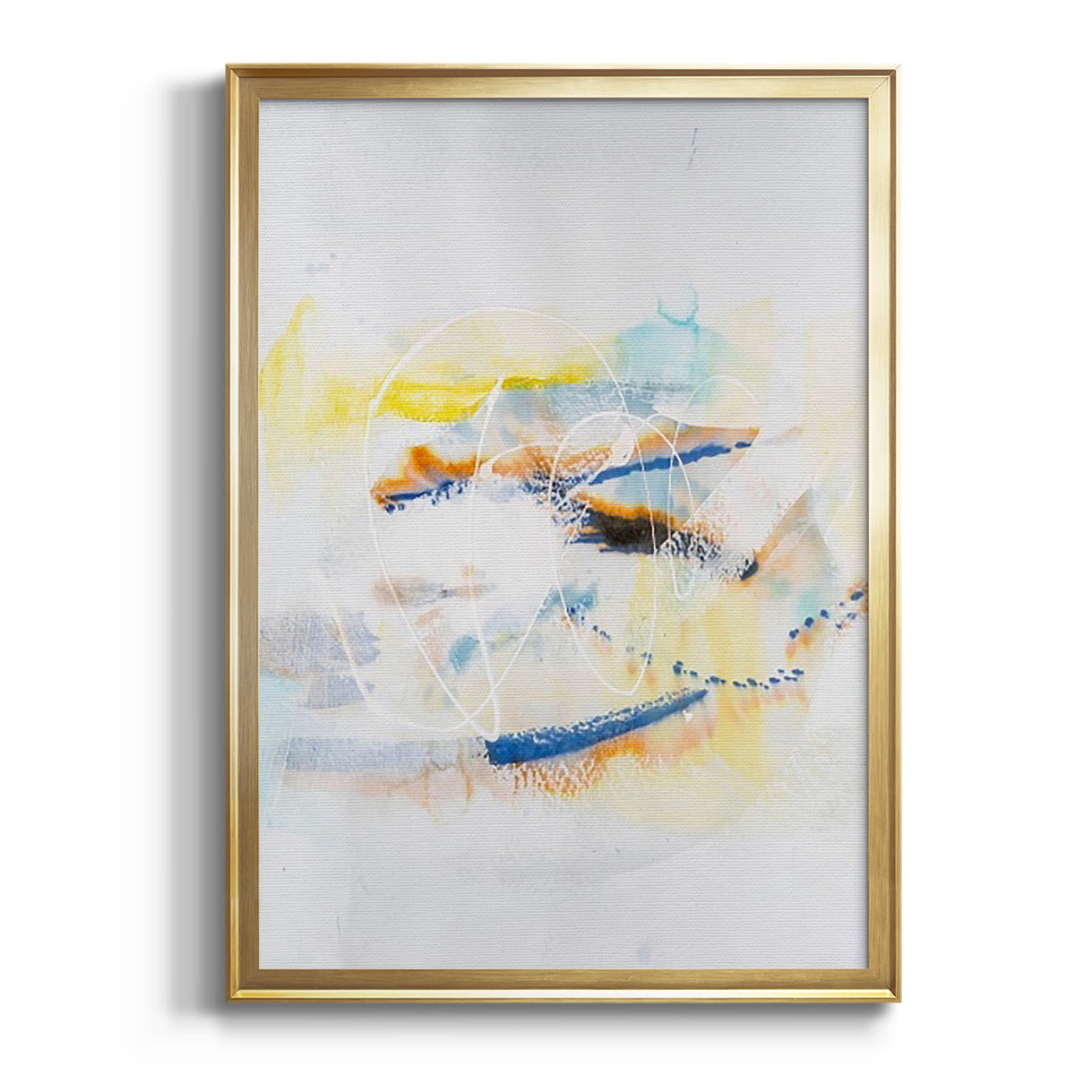 Soft Half Shell I - Modern Framed Canvas Print