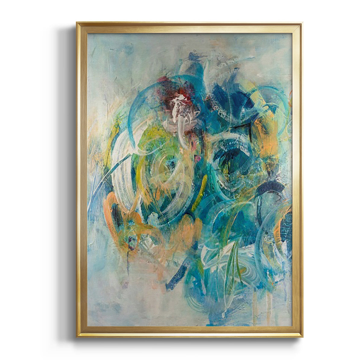 Soft Half Shell I - Modern Framed Canvas Print