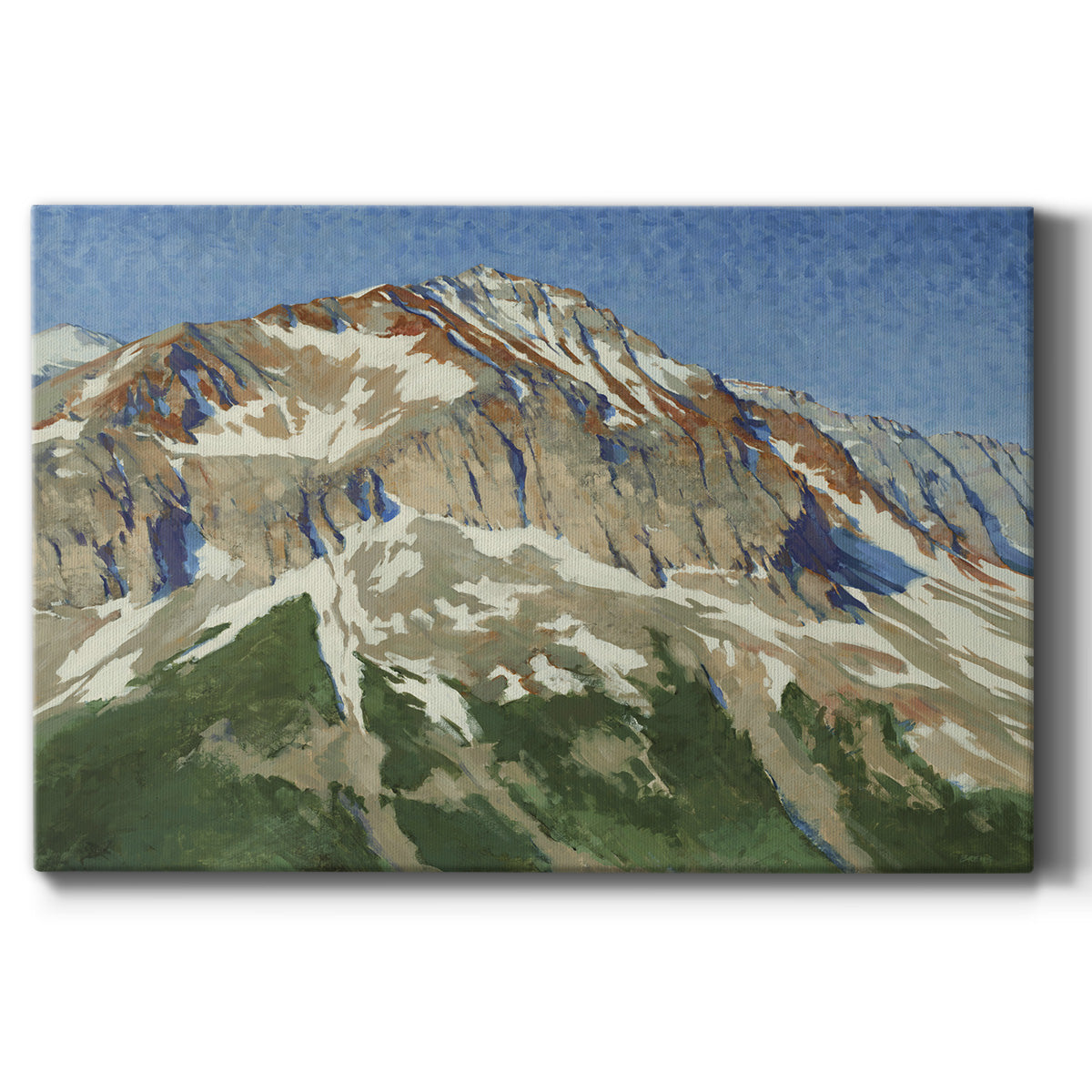 Vermillion Ascent Premium Gallery Wrapped Canvas - Ready to Hang