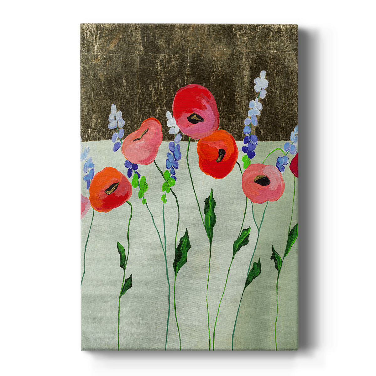 Poppy Party Premium Gallery Wrapped Canvas - Ready to Hang
