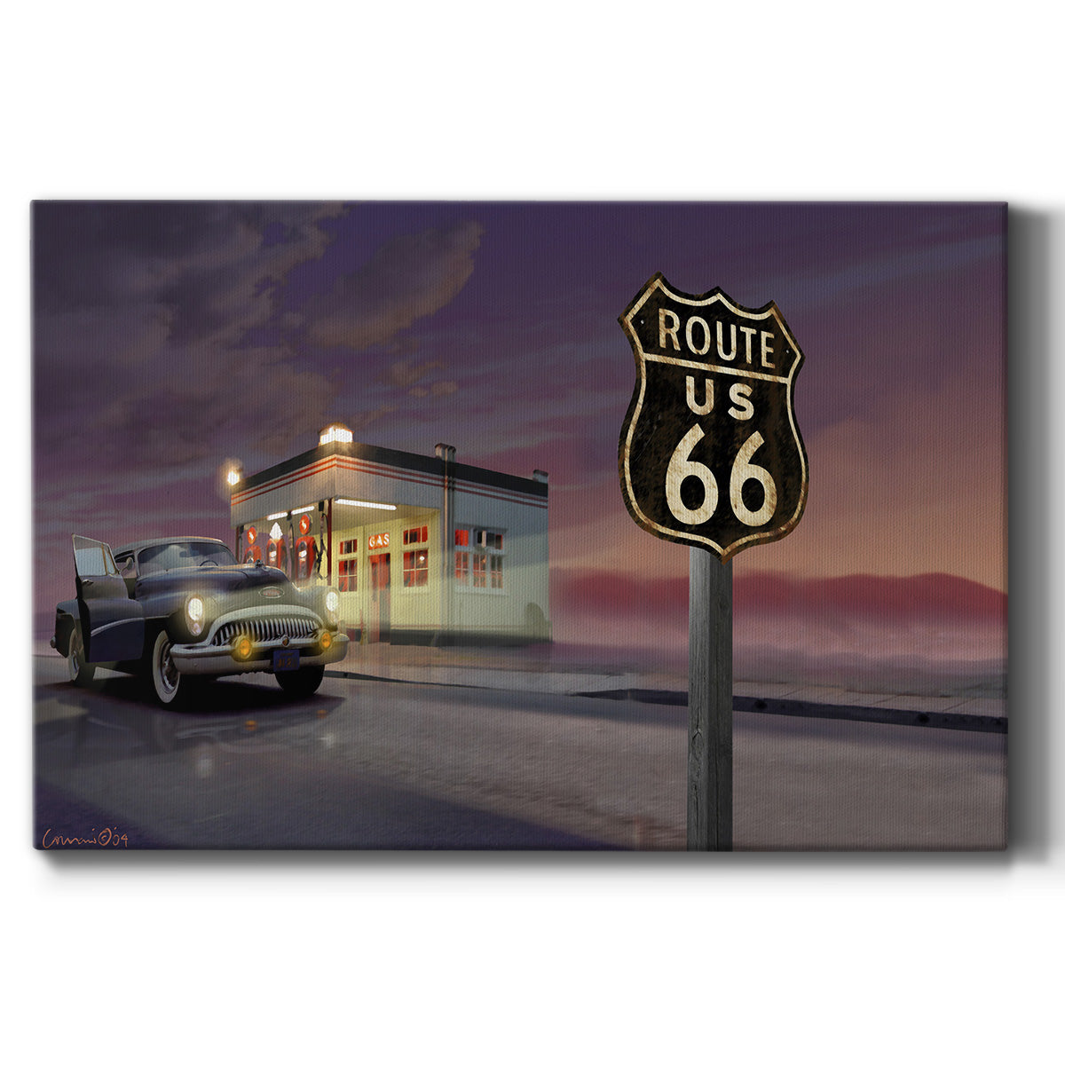 Route 66 - Canvas Art Print