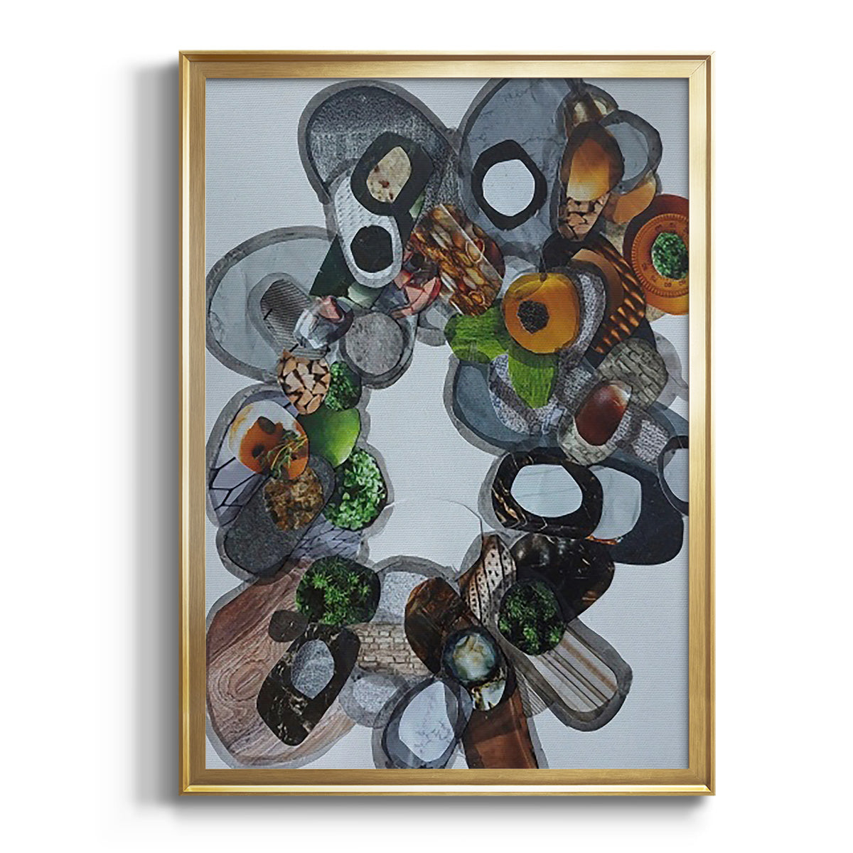 Soft Half Shell I - Modern Framed Canvas Print