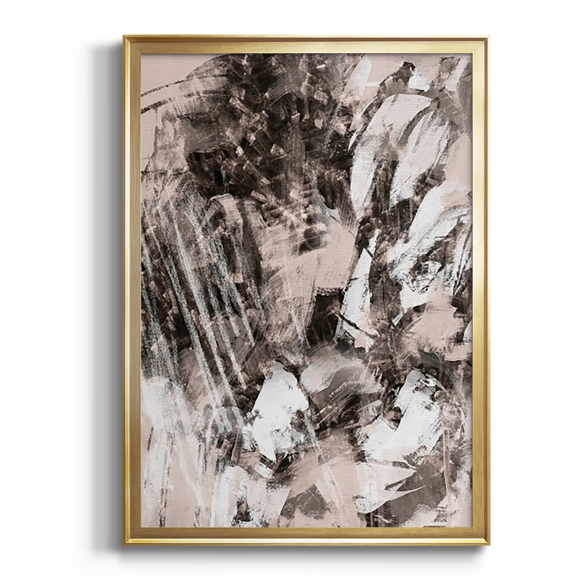 Soft Half Shell I - Modern Framed Canvas Print