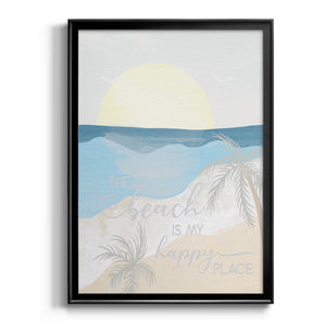 Happy Place Premium Framed Print - Ready to Hang