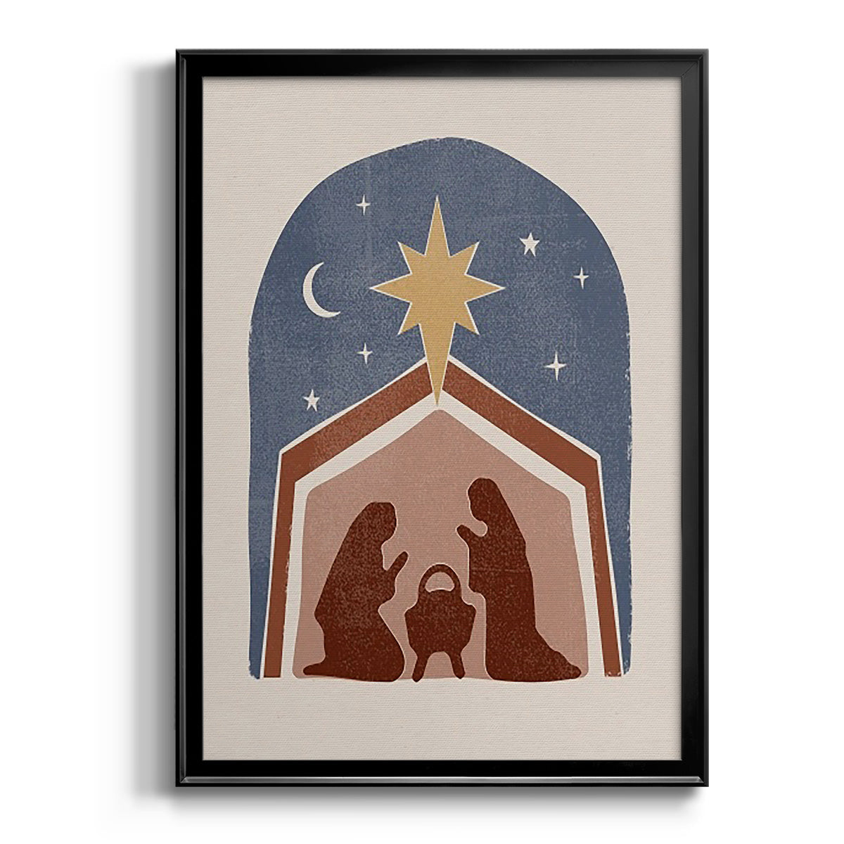 Boho Nativity I Premium Framed Print - Ready to Hang