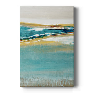 Aqua Quartz V1 Premium Gallery Wrapped Canvas - Ready to Hang